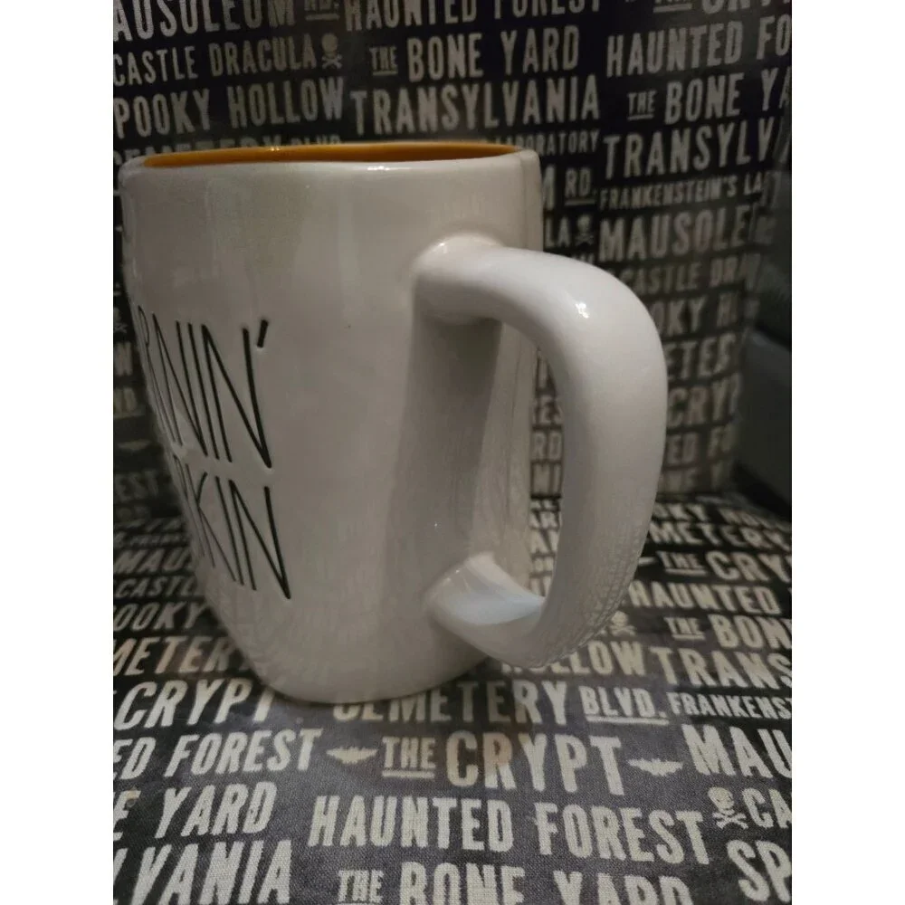NWT Rae Dunn Mornin' Pumpkin Coffee Mug
